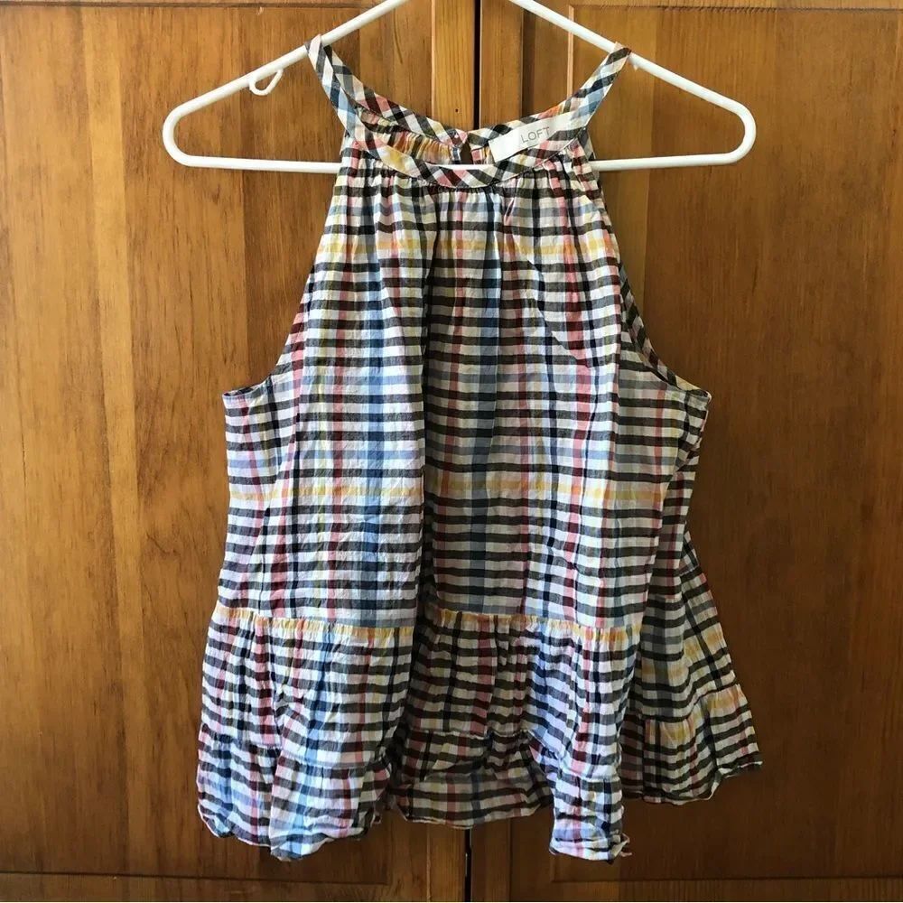 Loft Plaid Tank - Picture 3 of 8